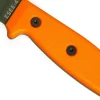 Couteau Esee 4 ESEE-4S-OD lame semi-dentée acier carbone vert 11,6cm manche G10 orange + étui