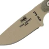 Couteau Esee Izula II DT lame acier carbone 6,2cm manche micarta désert + étui