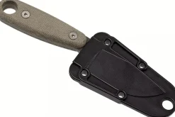 Couteau Esee Izula II IZULA-II-OD lame acier carbone 6,7cm manche micarta vert + étui