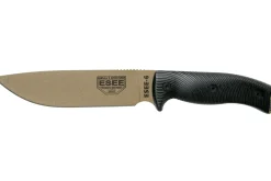 Couteau Esee 6 6PDE-001 lame acier carbone 16,5cm manche G10 noir + étui