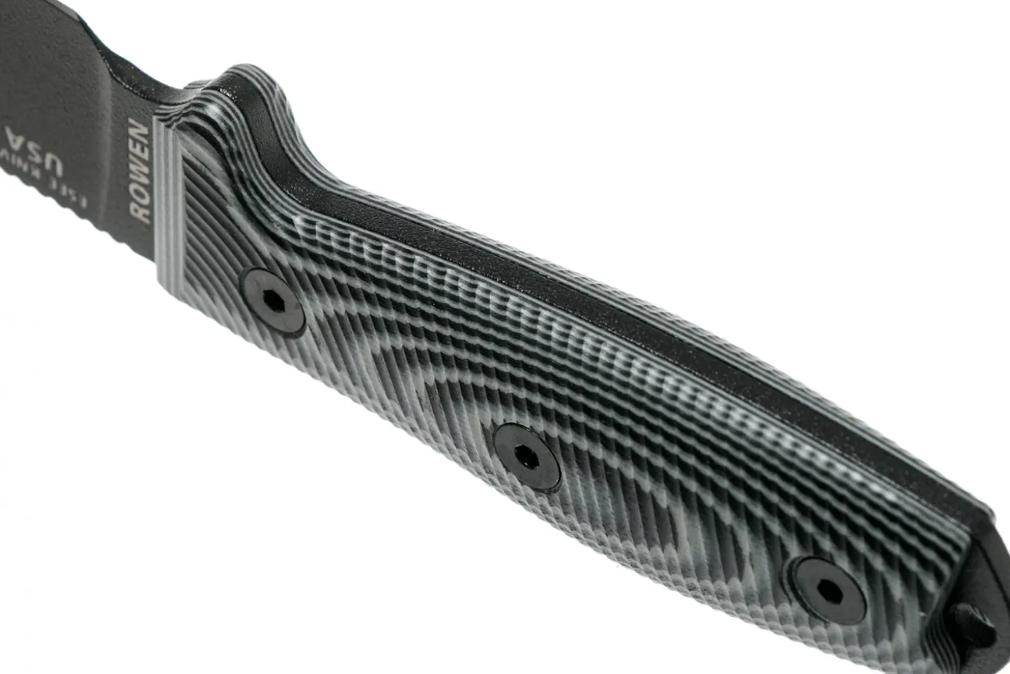 Couteau Esee 3 3PMB-002 lame acier carbone 8,8cm manche G10 gris et noir + étui