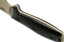 Couteau Esee 3 3PMDT-004 lame acier carbone 8,8cm manche G10 noir et rouge + étui