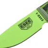 Couteau Esee 3 3PMVG-007 lame acier carbone 8,8cm manche G10 noir et vert venom + étui