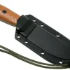 Couteau Esee 4 4POD-011 lame acier carbone vert 11,6cm manche micarta marron + étui