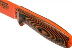 Couteau Esee 4 4POR-006 lame acier carbone orange 11,6cm manche G10 orange/noir + étui