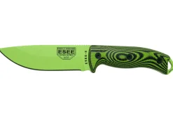 Couteau Esee 5 5PVG-007 lame carbone 13,2cm manche G10 vert et noir + étui