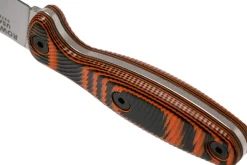 Couteau Esee Xancudo XAN2-006 lame acier inox 7,5cm manche G10 orange et noir + étui