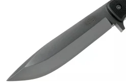 Couteau Fallkniven A1xb Expedition Knife Tungsten Carbide lame noire 16cm manche Thermorun noir + étui Zytel