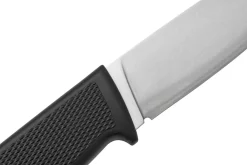 Couteau Fallkniven F1 VGWolf Swedish Air Force lame 9,7cm manche thermorun noir + étui en cuir