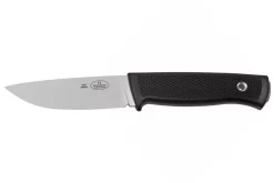 Couteau Fallkniven F1 VGWolf Swedish Air Force lame 9,7cm manche thermorun noir + étui en cuir