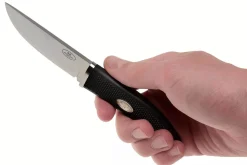 Couteau Fallkniven Kolt Knife KK lame 8,5cm manche thermorun noir + étui en zytel/cuir