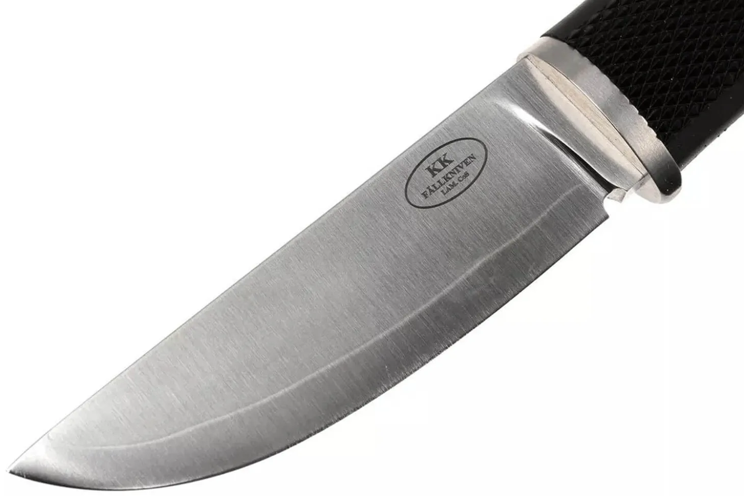 Couteau Fallkniven Kolt Knife KK lame 8,5cm manche thermorun noir + étui en zytel/cuir