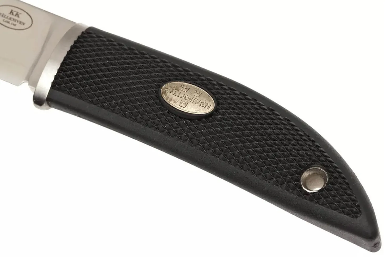 Couteau Fallkniven Kolt Knife KK lame 8,5cm manche thermorun noir + étui en zytel/cuir