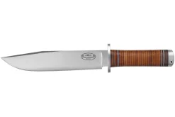 Couteau Fallkniven Odin NL2 lame Bowie 20cm manche cuir + étui en cuir