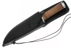 Couteau Fallkniven Odin NL2 lame Bowie 20cm manche cuir + étui en cuir