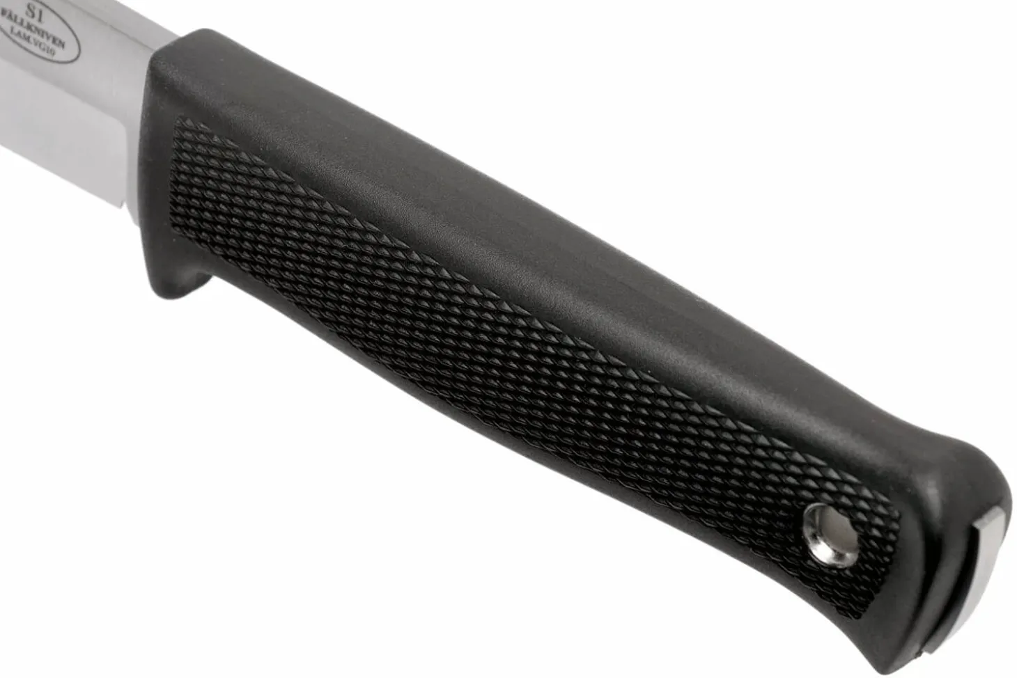 Couteau Fallkniven S1L Forest Knife lame 13cm manche thermorun noir + étui en cuir