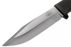 Couteau Fallkniven S1L Forest Knife lame 13cm manche thermorun noir + étui en cuir