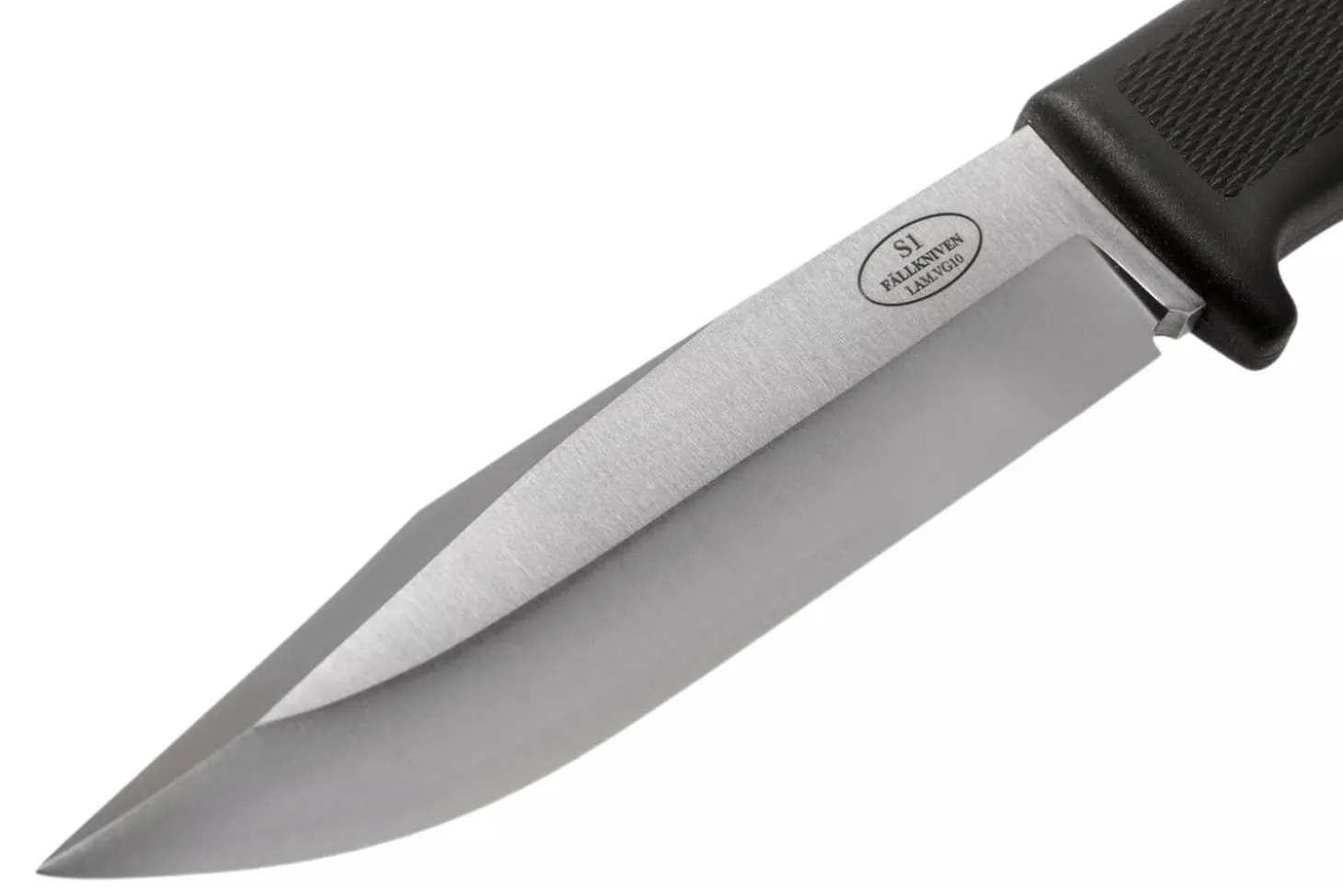 Couteau Fallkniven S1L Forest Knife lame 13cm manche thermorun noir + étui en cuir