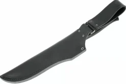 Couteau Fallkniven S1L Forest Knife lame 13cm manche thermorun noir + étui en cuir