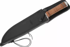 Couteau Fallkniven Thor NL1 lame Bowie 25cm manche cuir + étui en cuir
