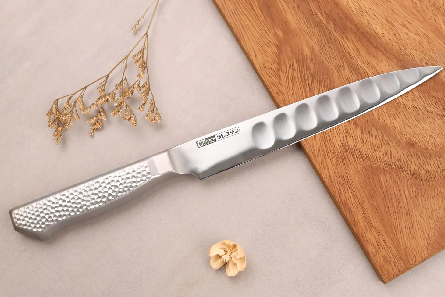 Couteau filet de sole alvéolé japonais Glestain Home Series 18cm