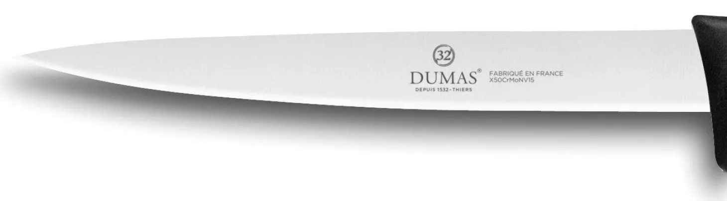 Couteau filet de sole 32 Dumas Thermo Black lame flexible 18cm