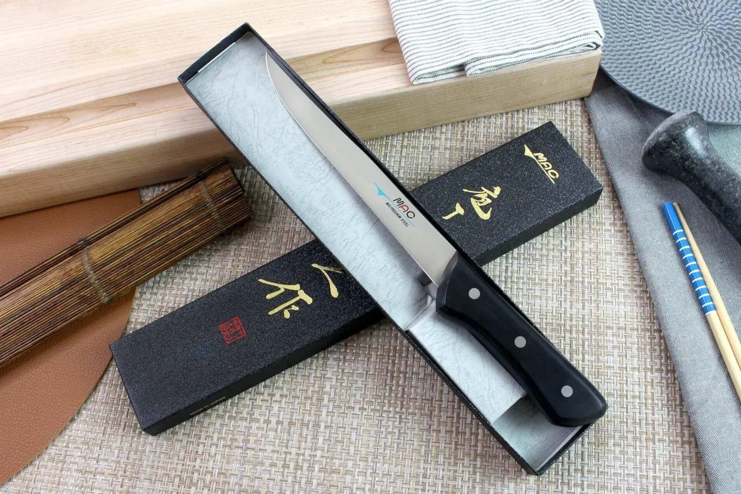 Couteau filet de sole japonais MAC Chef semi flexible 20cm