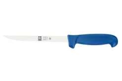 Couteau filet de sole professionnel Icel 20cm manche bleu