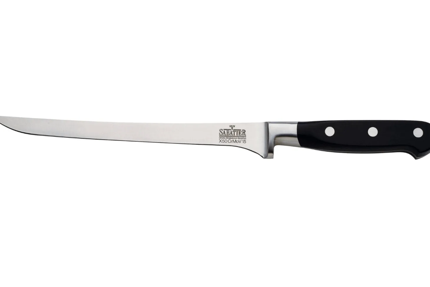 Couteau filet de sole V. Sabatier lame inox 15cm manche ABS