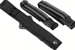 Couteau Fox Military Bellum 21711 lame 17,5cm manche G10 noir + étui