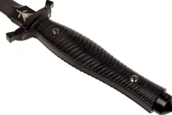 Couteau Fox Military Bellum 21711 lame 17,5cm manche G10 noir + étui