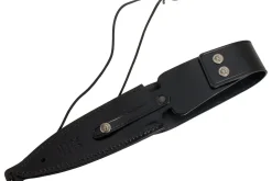 Couteau Fox Military Modras FX.508 lame 17,5cm manche G10 marron/noir + étui en cuir