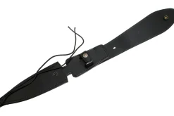 Couteau Fox Military Modras FX.507 lame 17,5cm manche G10 noir + étui en cuir