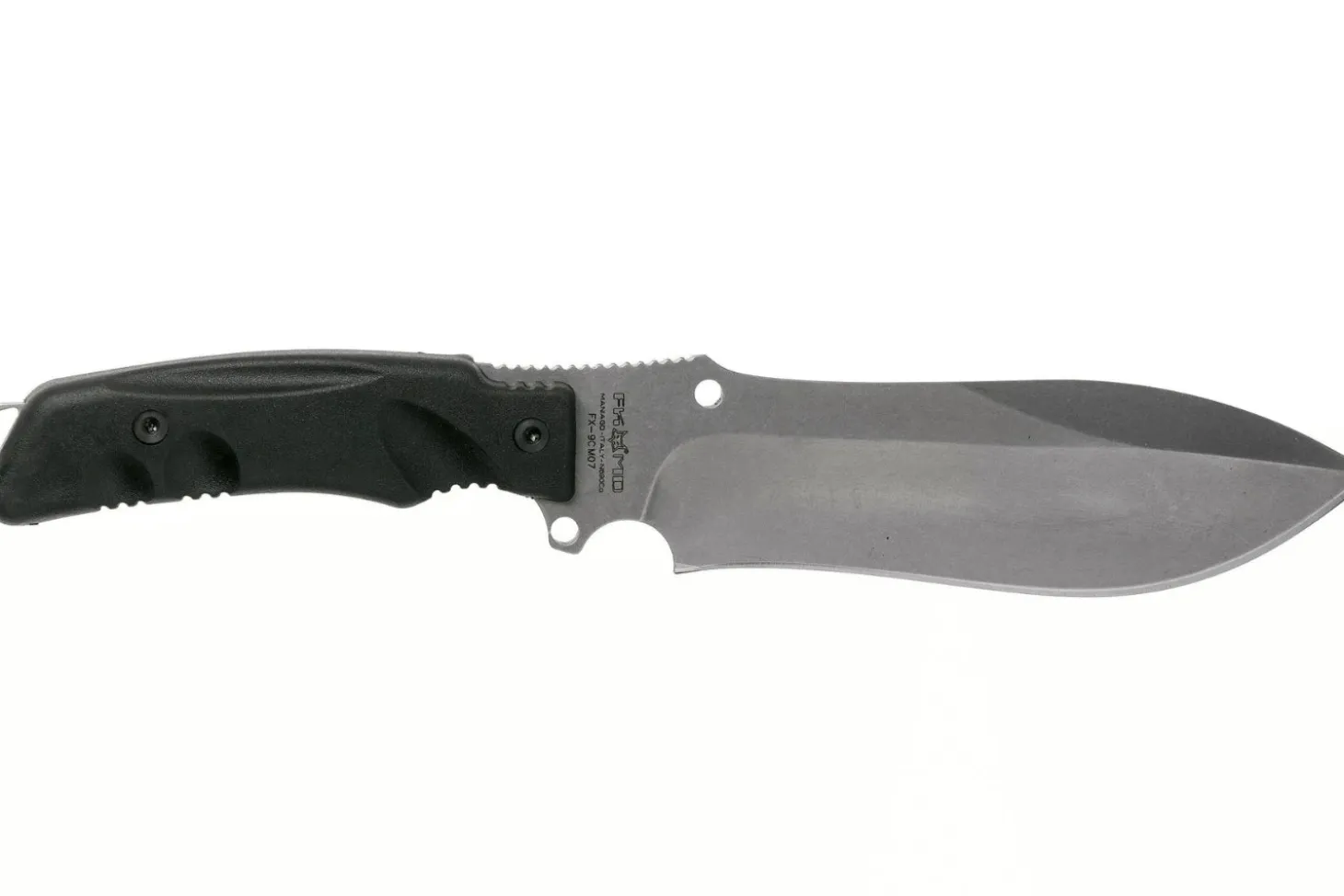Couteau Fox Military Rimor FX.9CM07 17,5cm manche nylon/fibres de verre noir + étui