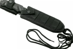 Couteau Fox Military Rimor FX.9CM07 17,5cm manche nylon/fibres de verre noir + étui