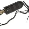 Couteau Fox Military Rimor FX.9CM07OD 17,5cm manche nylon/fibres de verre vert + étui