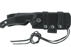 Couteau Fox Octopus Vulgaris FX.510 lame 11,5cm manche G10 noir + étui en cuir