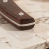 Couteau à fromage 12cm Guillaume Leonard Cuistot en acier inoxydable et bois de santal rouge