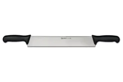 Couteau à fromage double manche professionnel Ambrogio Sanelli Supra noir