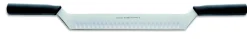 Couteau à fromage professionel 2 manches lame alvéolée 30cm DICK acier inox