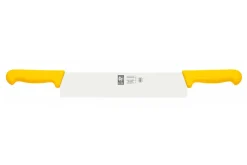 Couteau à fromage professionnel Icel 36cm double manche jaune