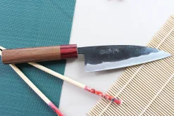 Couteau funayuki japonais artisanal Wusaki Yuzo BS2 15cm