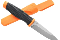 Couteau Ganzo G806 GG806OR lame 9,8cm manche en polymère noir/orange