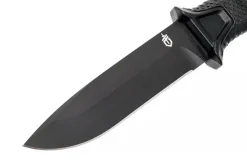 Couteau Gerber Strongarm Black GE003648 lame 12,2cm manche en nylon/fibres de verre noir avec étui