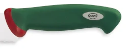 Couteau à génoise professionnel SANELLI Premana lame dentelée 26cm manche vert