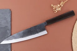 Couteau gyuto 21cm japonais artisanal Yuzo Shinju BS2