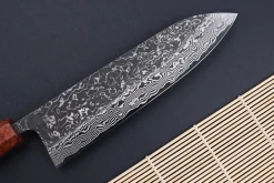Couteau gyuto 21cm japonais artisanal Masashi Yamamoto SLD Kuro damas