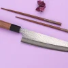 Couteau gyuto 21cm japonais artisanal Makoto Kurosaki VG7 Damas martelé