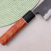Couteau gyuto 18cm japonais artisanal Masashi Yamamoto BS1 Black Nashiji