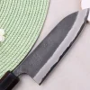 Couteau gyuto 15cm japonais artisanal Masashi Yamamoto BS1 Black Nashiji